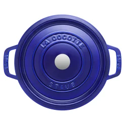 7 qt, Round, Dutch Oven, Dark Blue