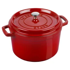 5 qt, Round, Dutch Oven Deep, Cherry - Factory Second
