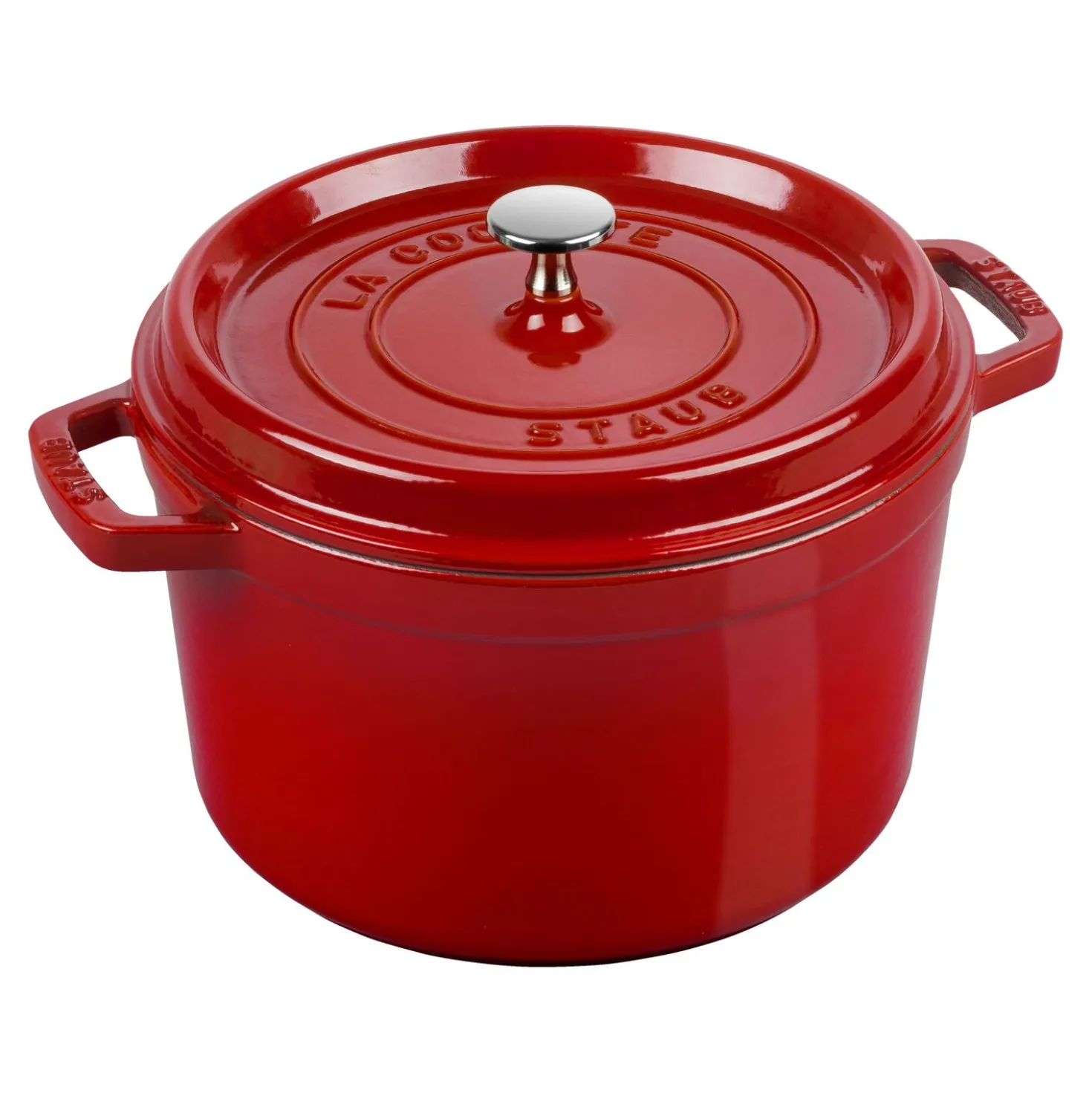 5 qt, Round, Dutch Oven Deep, Cherry - Factory Second