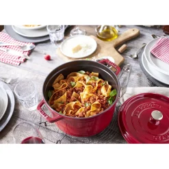 5 qt, Round, Dutch Oven Deep, Cherry - Factory Second