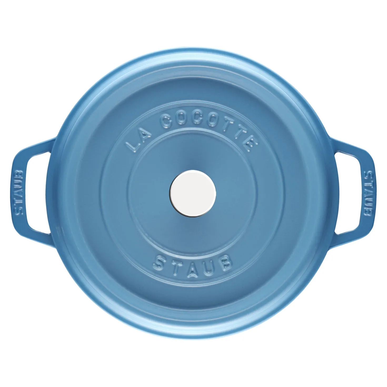 4 qt, Round, Dutch Oven, French Blue - Factory Second