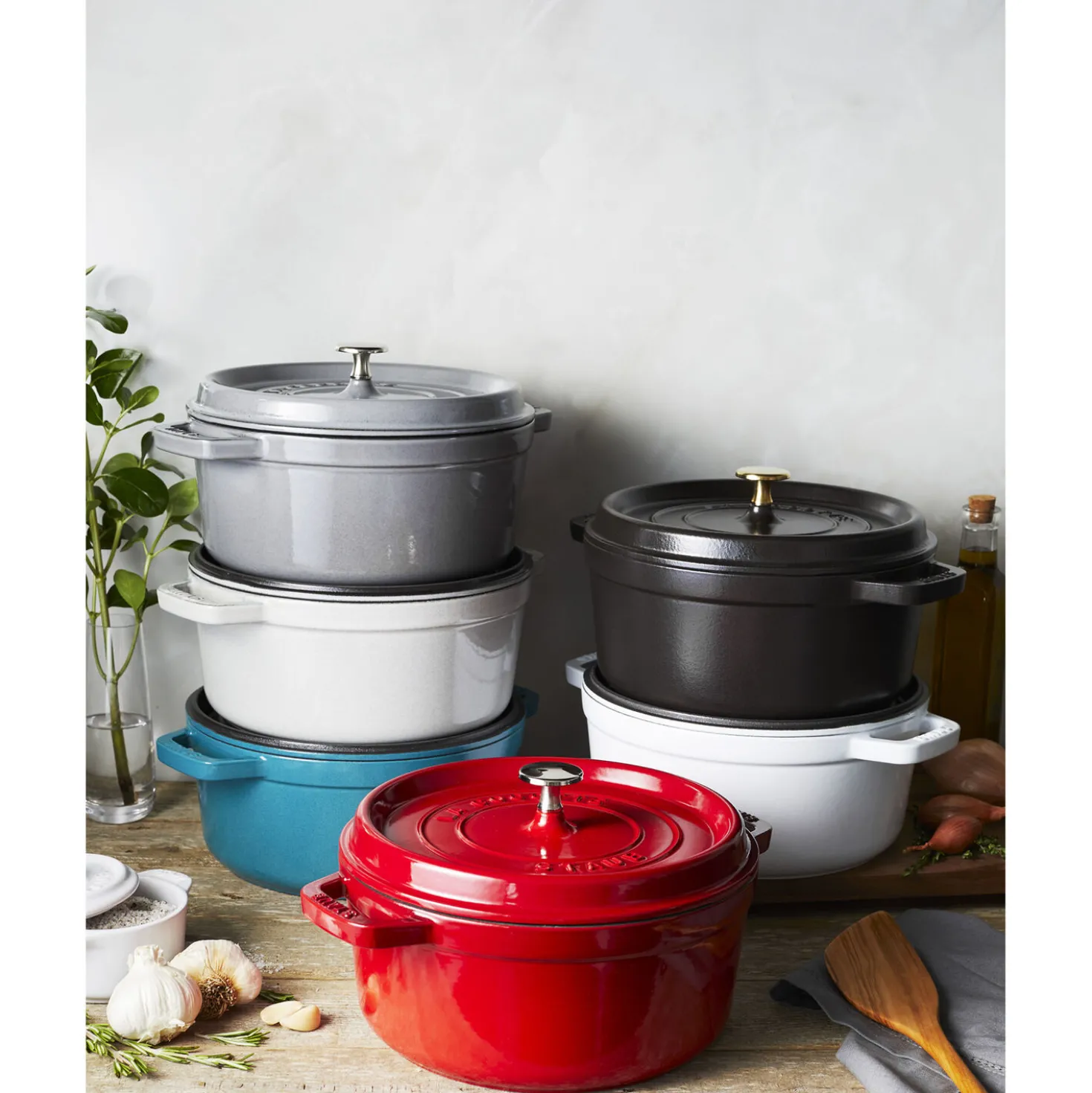 4 qt, Round, Dutch Oven, French Blue - Factory Second