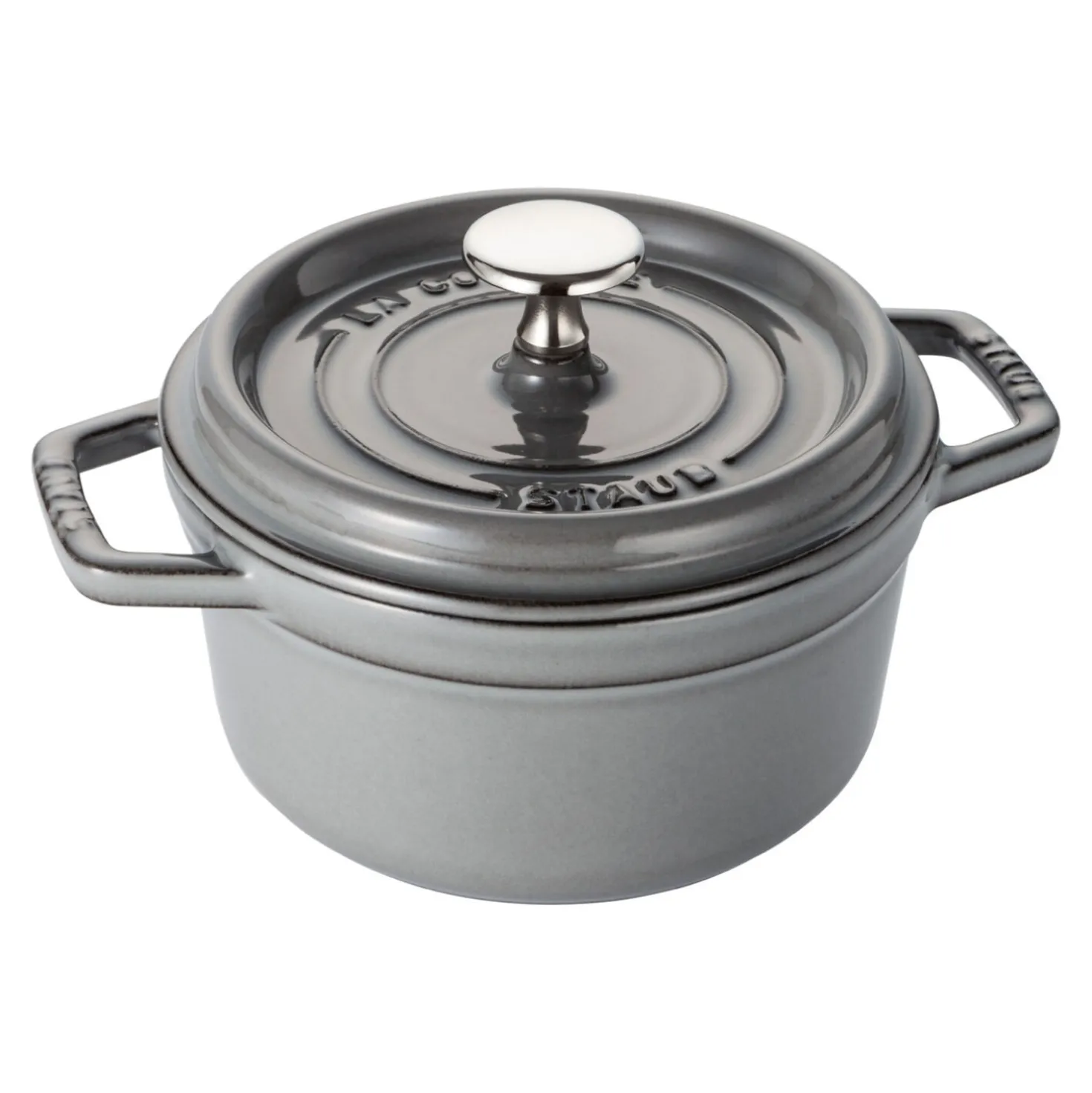 1.25 qt, Round, Dutch Oven, Graphite Grey