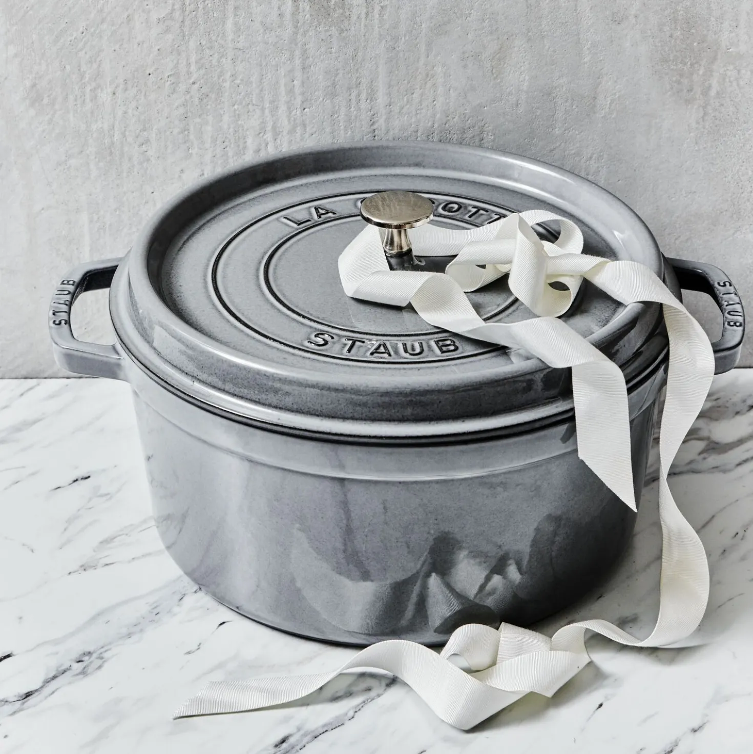 4 qt, Round, Dutch Oven, Graphite Grey