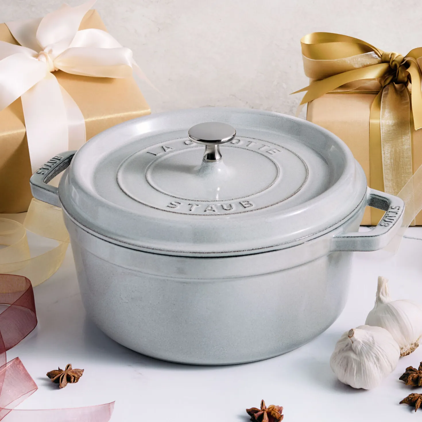 4 qt, Round, Dutch Oven, Graphite Grey