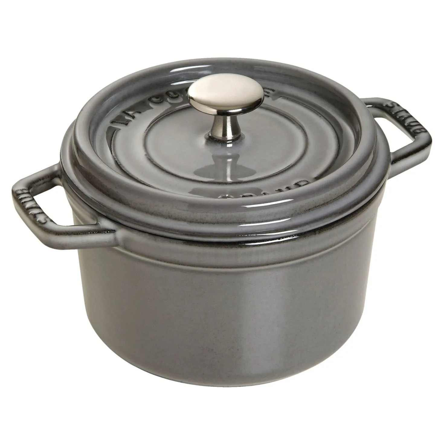 0.85 qt, Round, Dutch Oven, Graphite Grey