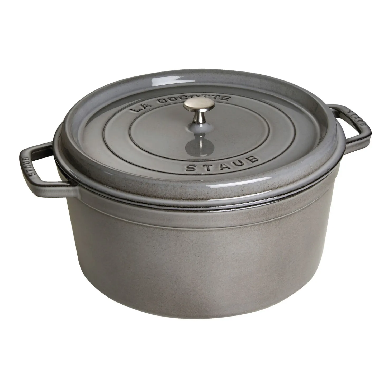 8.75 qt, Round, Dutch Oven, Graphite Grey