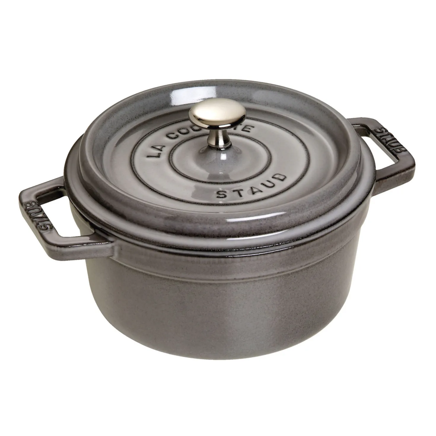 2.75 qt, Round, Dutch Oven, Graphite Grey