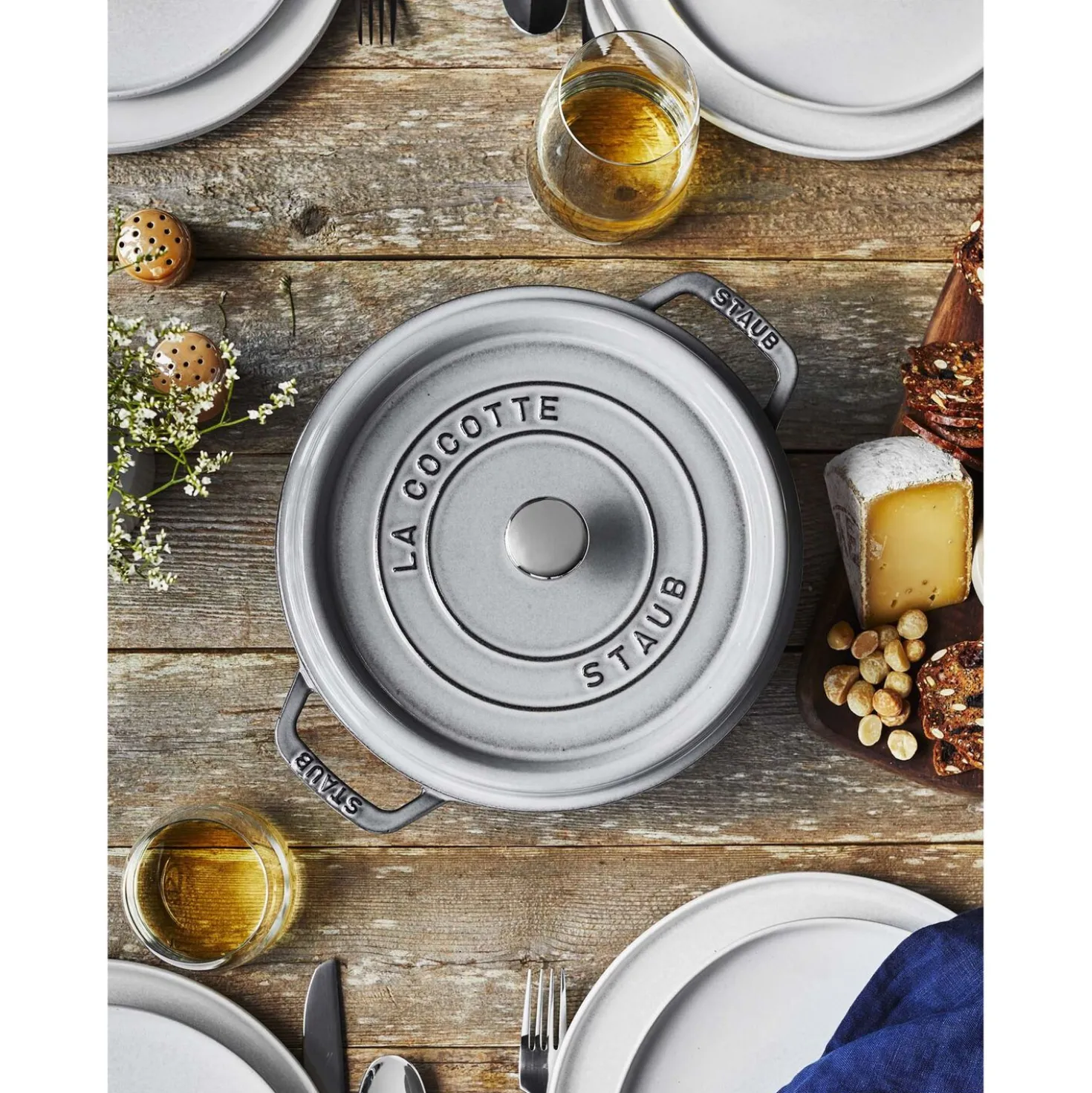 2.75 qt, Round, Dutch Oven, Graphite Grey