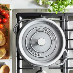 2.75 qt, Round, Dutch Oven, Graphite Grey
