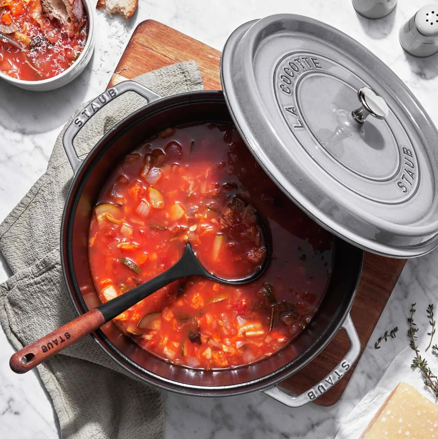 7 qt, Round, Dutch Oven, Graphite Grey