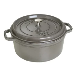 7 qt, Round, Dutch Oven, Graphite Grey - Factory Second