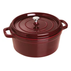 7 qt, Round, Dutch Oven, Grenadine - Factory Second