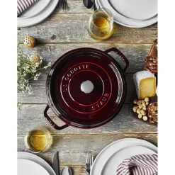 2.75 qt, Round, Dutch Oven, Grenadine