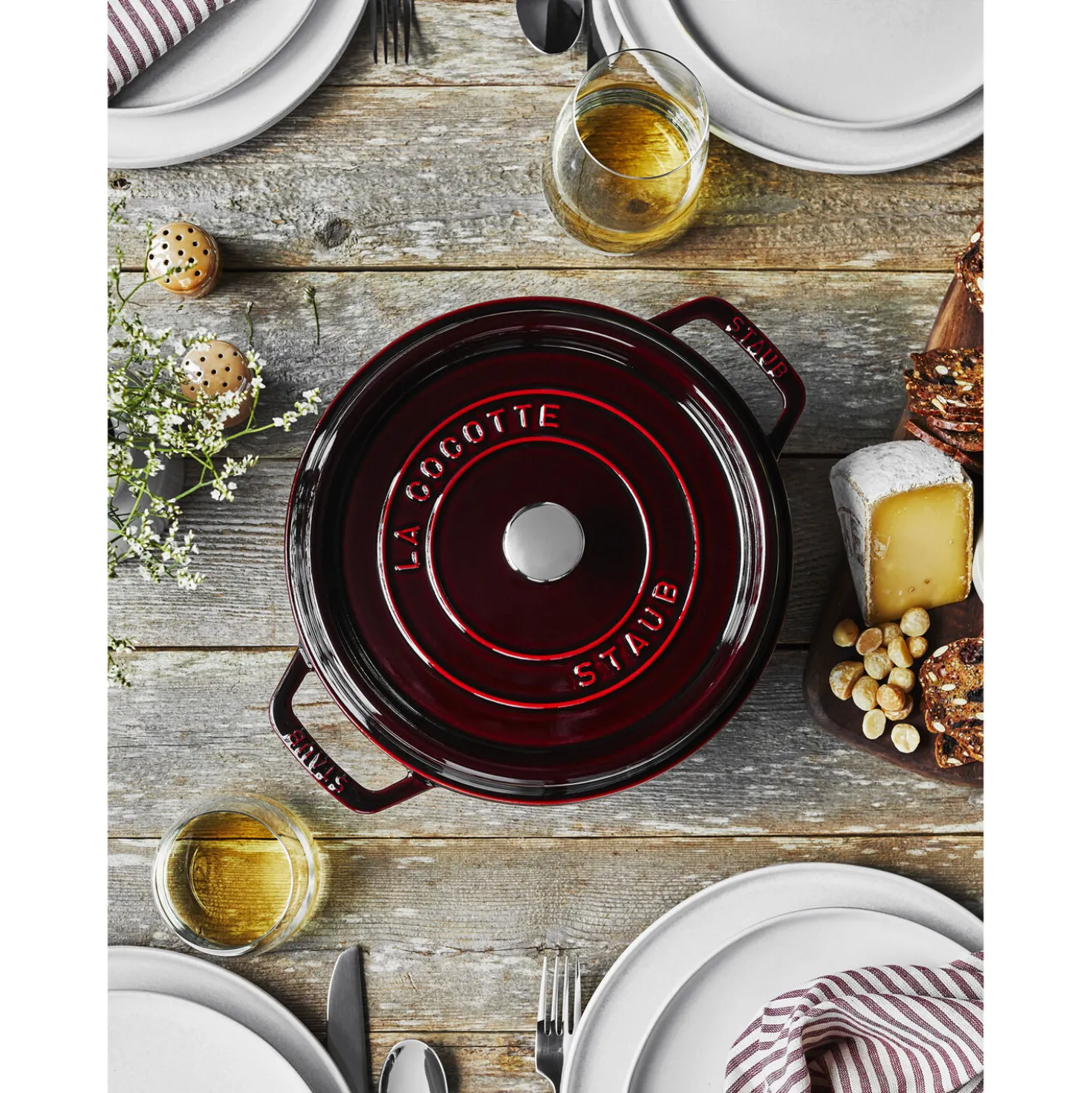 2.75 qt, Round, Dutch Oven, Grenadine