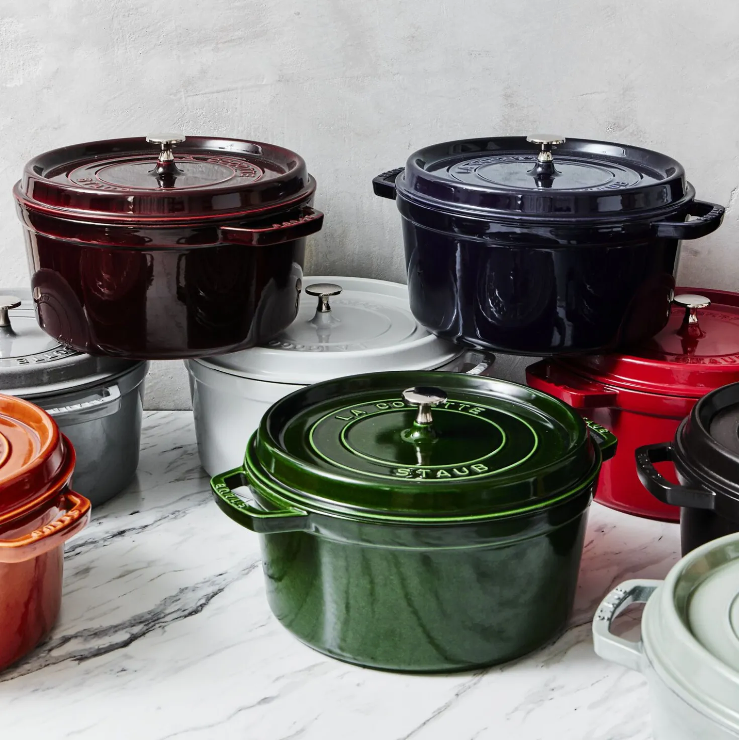 4 qt, Round, Dutch Oven, Grenadine