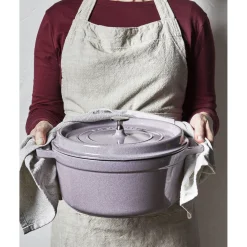 7 qt, Round, Dutch Oven, Lilac