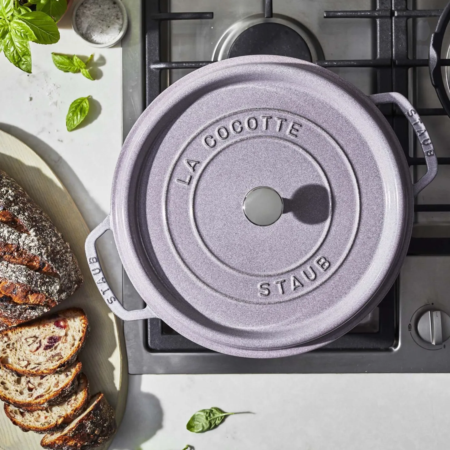 4 qt, Round, Dutch Oven, Lilac
