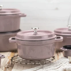 4 qt, Round, Dutch Oven, Lilac