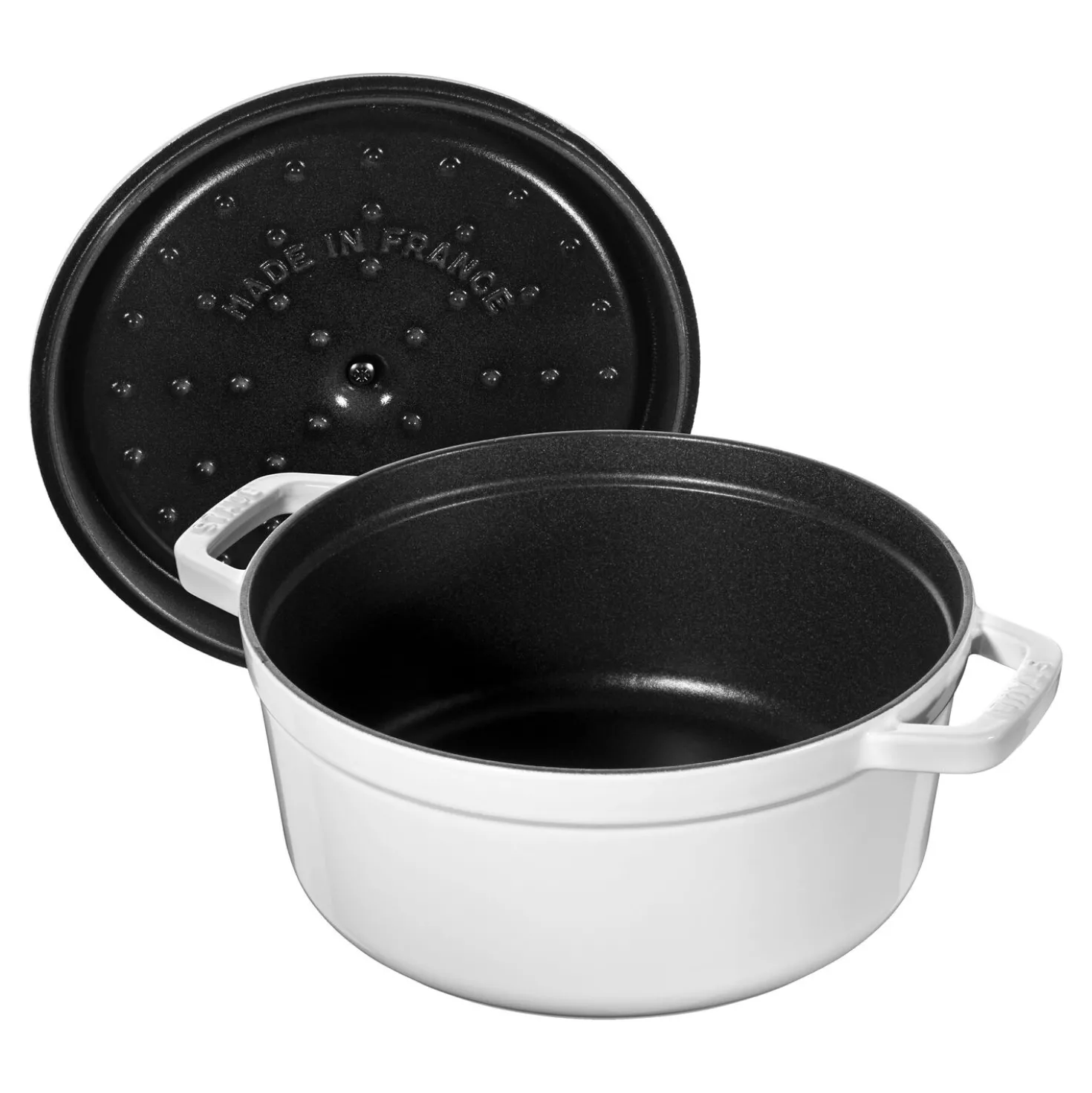 5.5 qt, Round, Dutch Oven, Pure-white