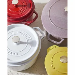 4 qt, Round, Dutch Oven, Pure-white - Factory Second