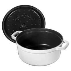 7 qt, Round, Dutch Oven, Pure-white - Factory Second
