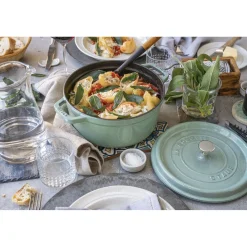 7 qt, Round, Dutch Oven, Sage - Factory Second