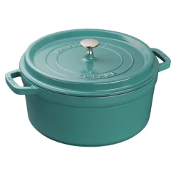 5.5 qt, Round, Dutch Oven, Turquoise