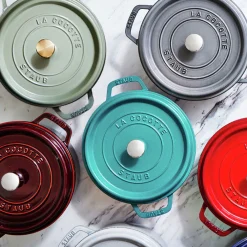 5.5 qt, Round, Dutch Oven, Turquoise