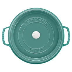 7 qt, Round, Dutch Oven, Turquoise