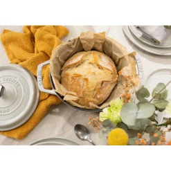 7 qt, Round, Dutch Oven, White Truffle