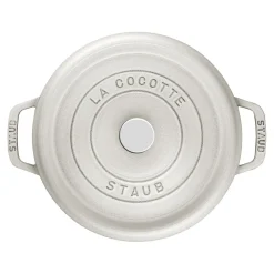 2.75 qt, Round, Dutch Oven, White Truffle