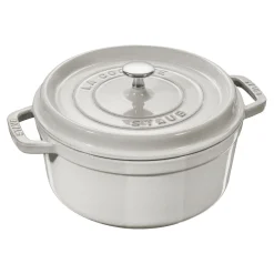 4 qt, Round, Dutch Oven, White Truffle