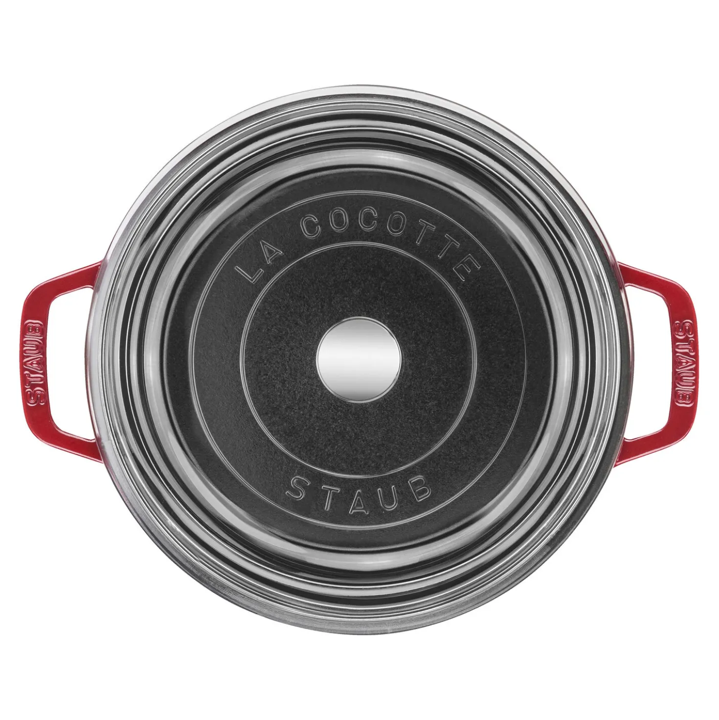 4 qt, Round, Glass Lid Dutch Oven, Cherry