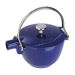 1.2 qt, Round, Tea Kettle, Dark Blue