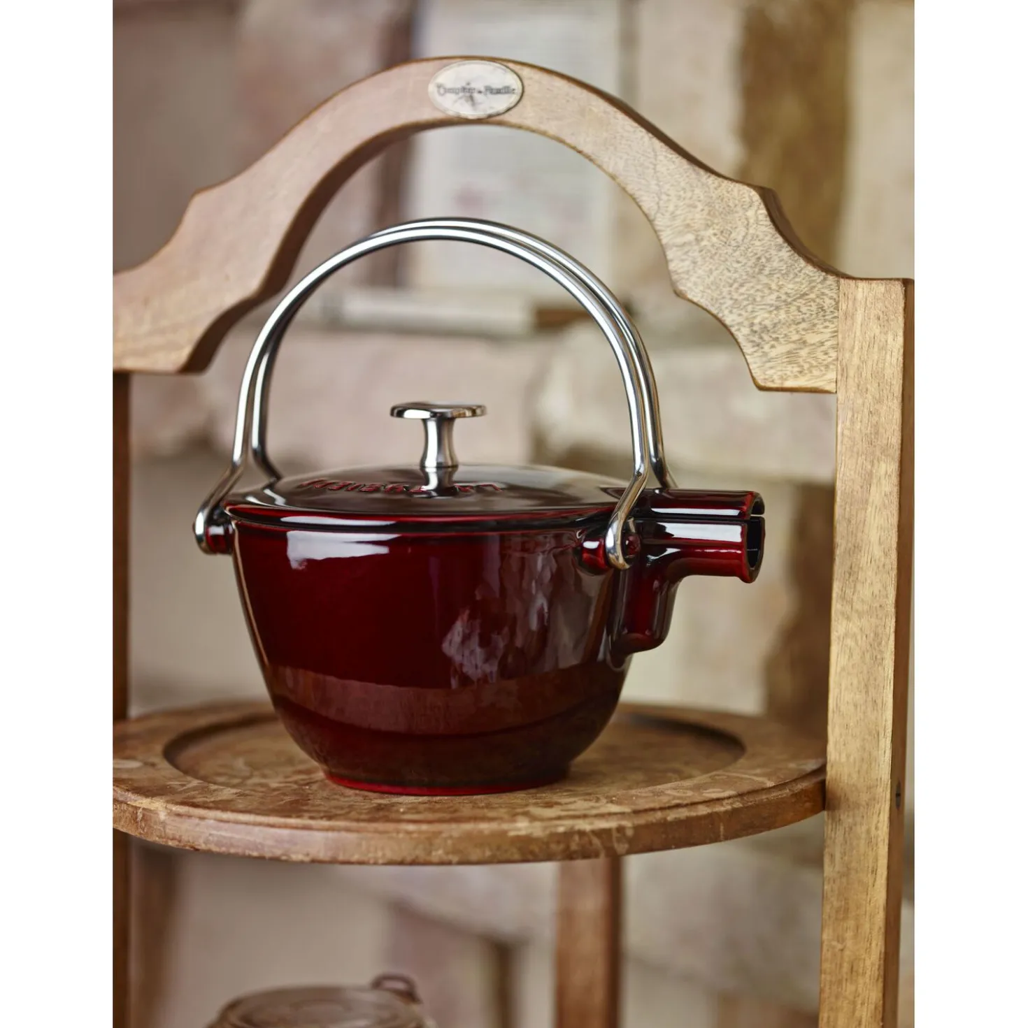 1.2 qt, Round, Tea Kettle, Grenadine