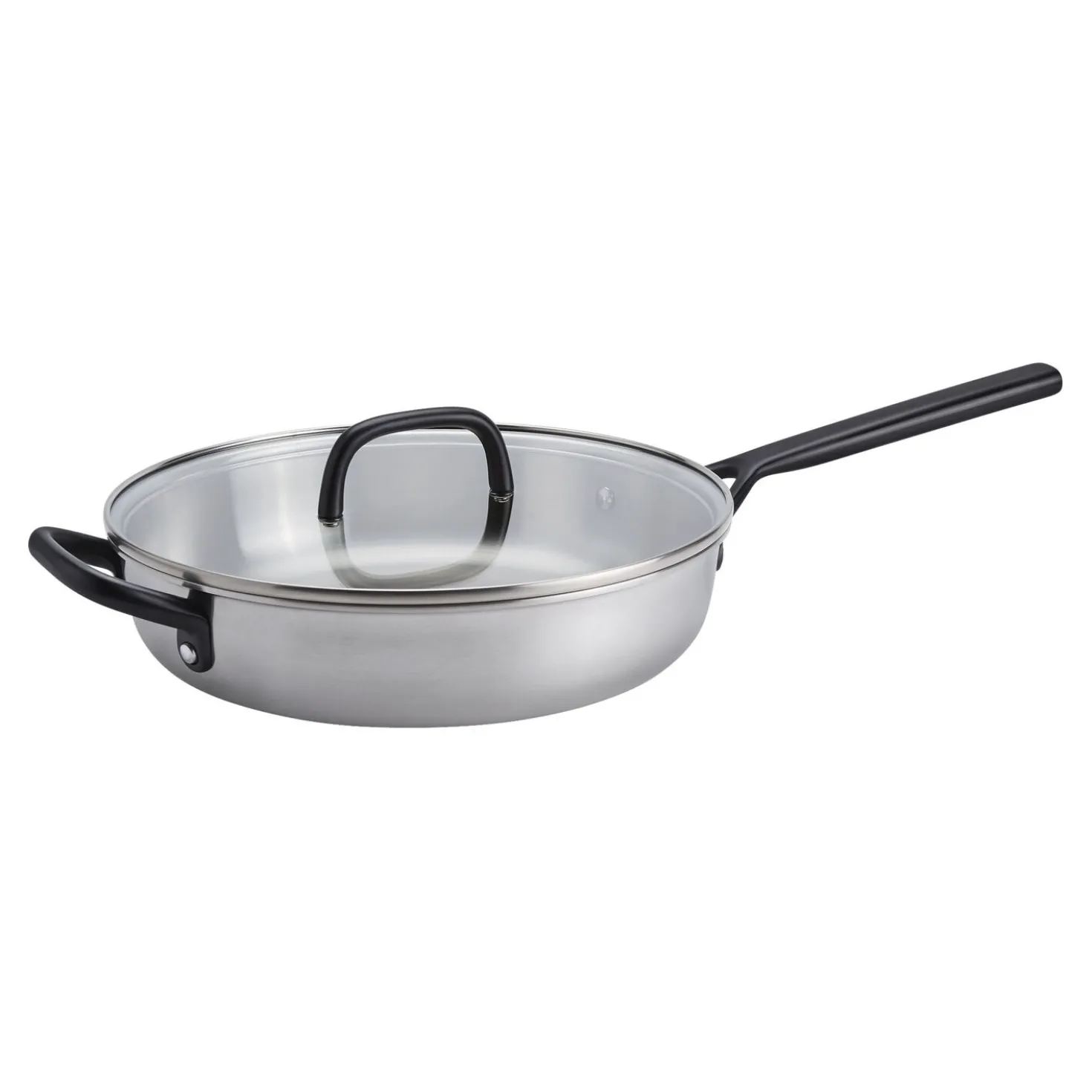 4 qt Saute Pan With Lid, Stainless Steel