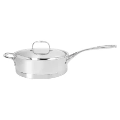 3 qt Saut&eacute; Pan With Helper Handle And Lid, 18/10 Stainless Steel