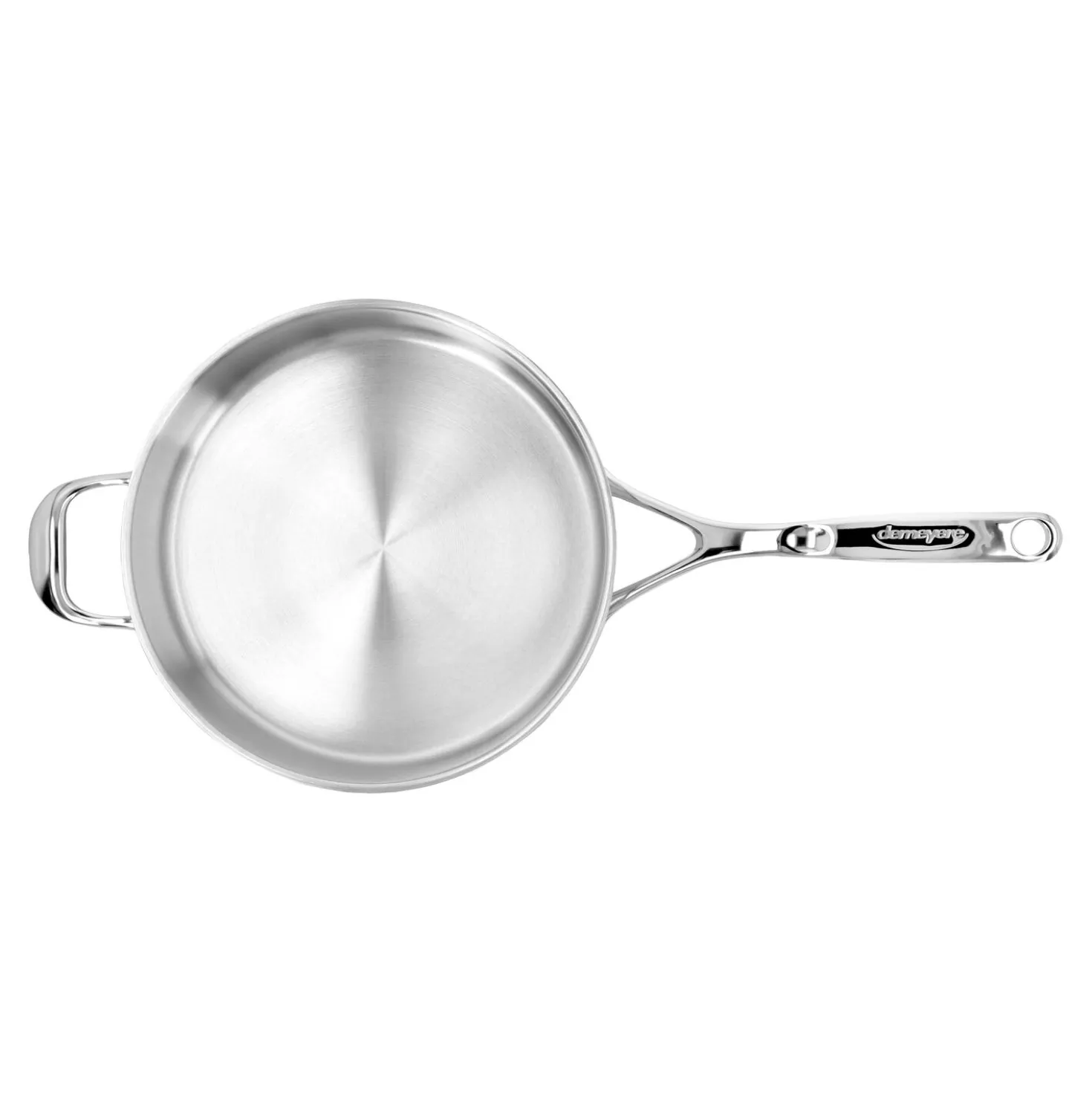 3 qt Sauté Pan With Helper Handle And Lid, 18/10 Stainless Steel