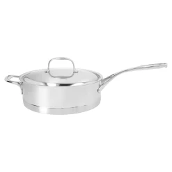 5 qt Saut&eacute; Pan With Helper Handle And Lid, 18/10 Stainless Steel
