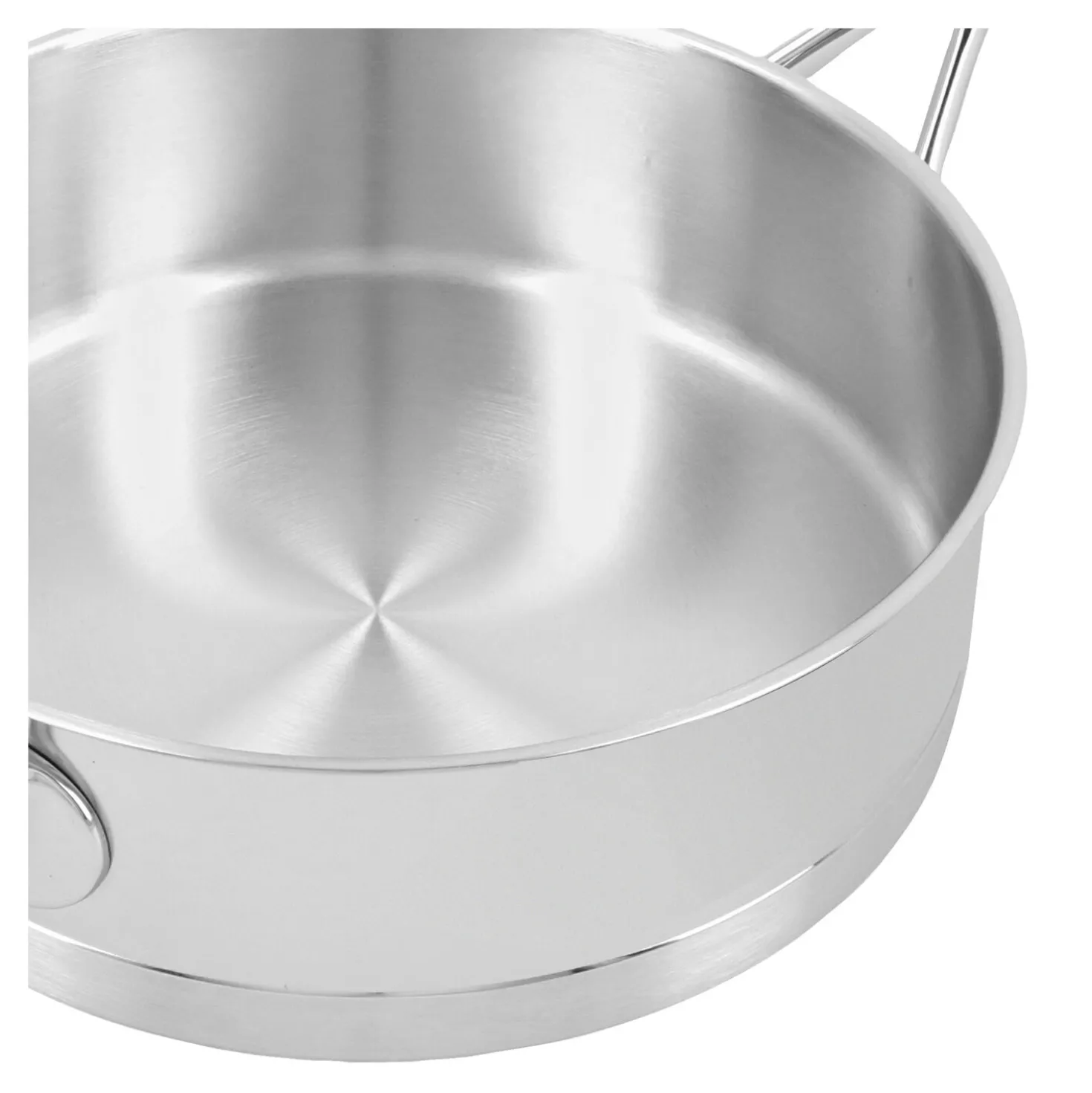 5 qt Sauté Pan With Helper Handle And Lid, 18/10 Stainless Steel