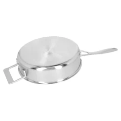 3 qt Sauté Pan With Helper Handle And Lid, 18/10 Stainless Steel