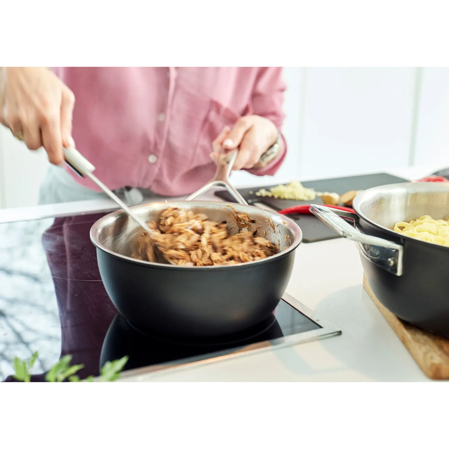 2 qt Sauteuse, 18/10 Stainless Steel