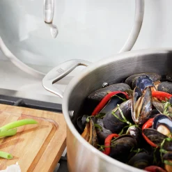 8 qt, Stainless Steel Dutch Oven