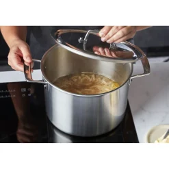 8 qt Stock Pot, 18/10 Stainless Steel