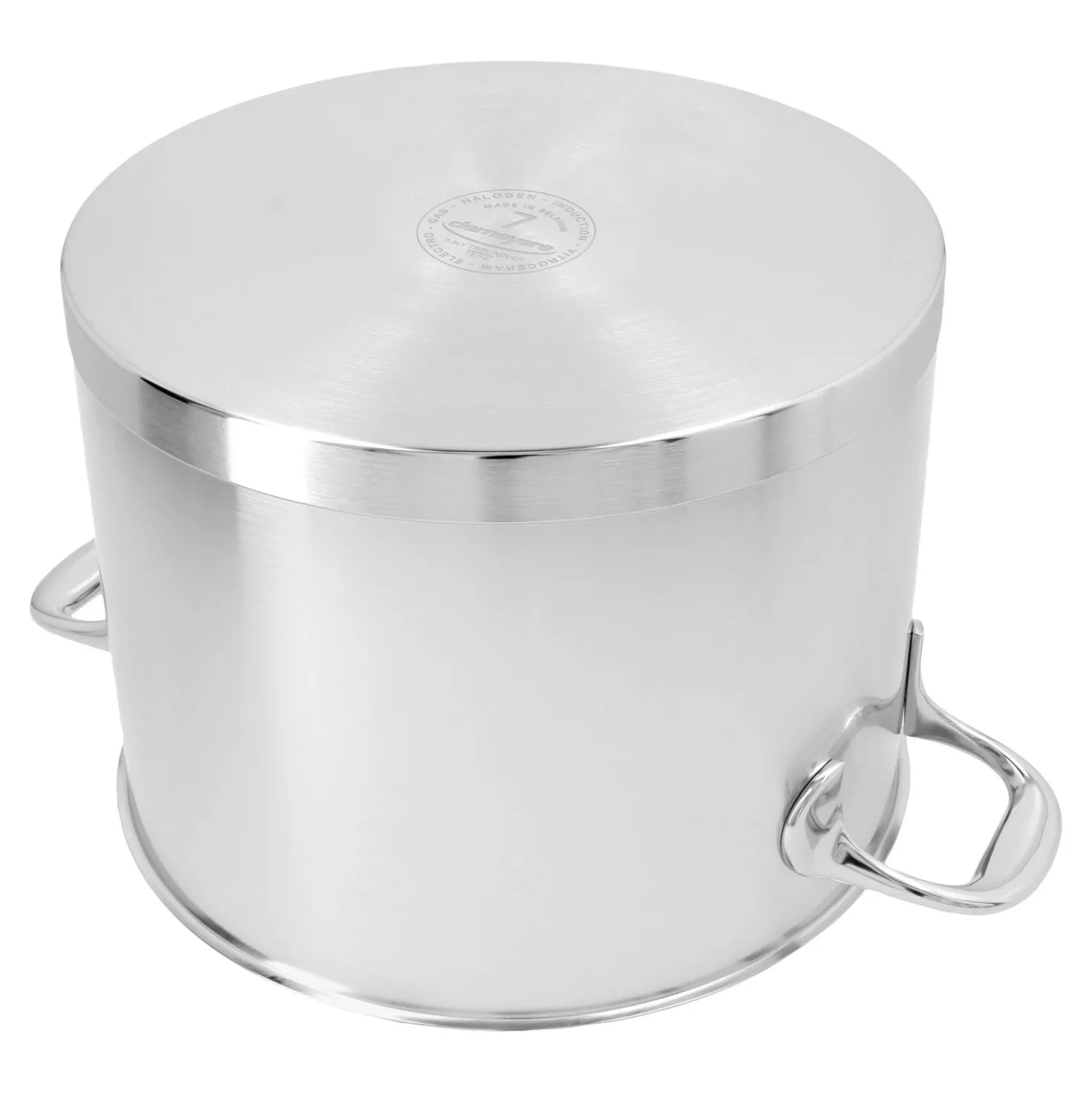 8.5 qt Stock Pot With Lid, 18/10 Stainless Steel