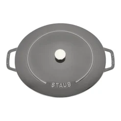 6.25 qt, Wide Oval Dutch Oven, graphite grey