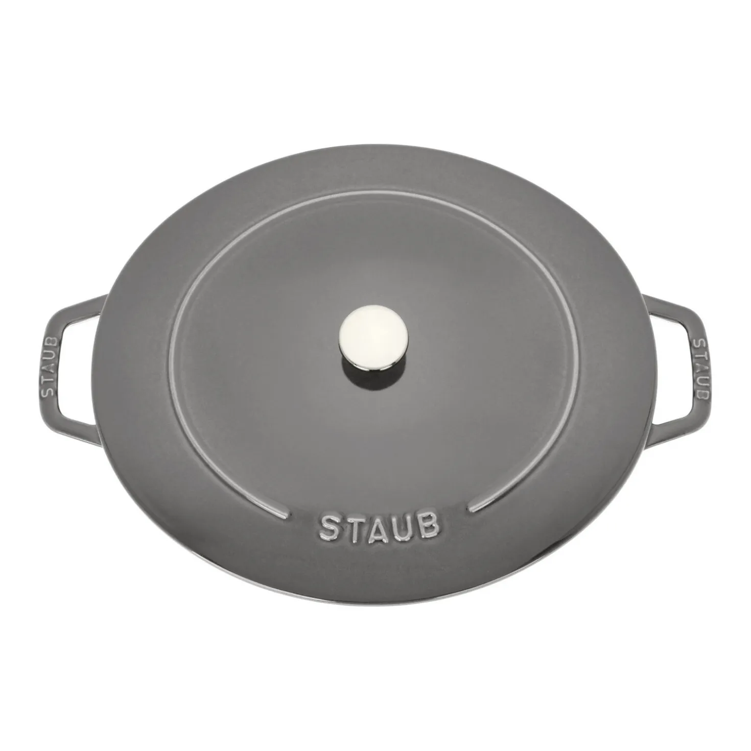 6.25 qt, Wide Oval Dutch Oven, graphite grey
