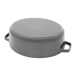6.25 qt, Wide Oval Dutch Oven, graphite grey