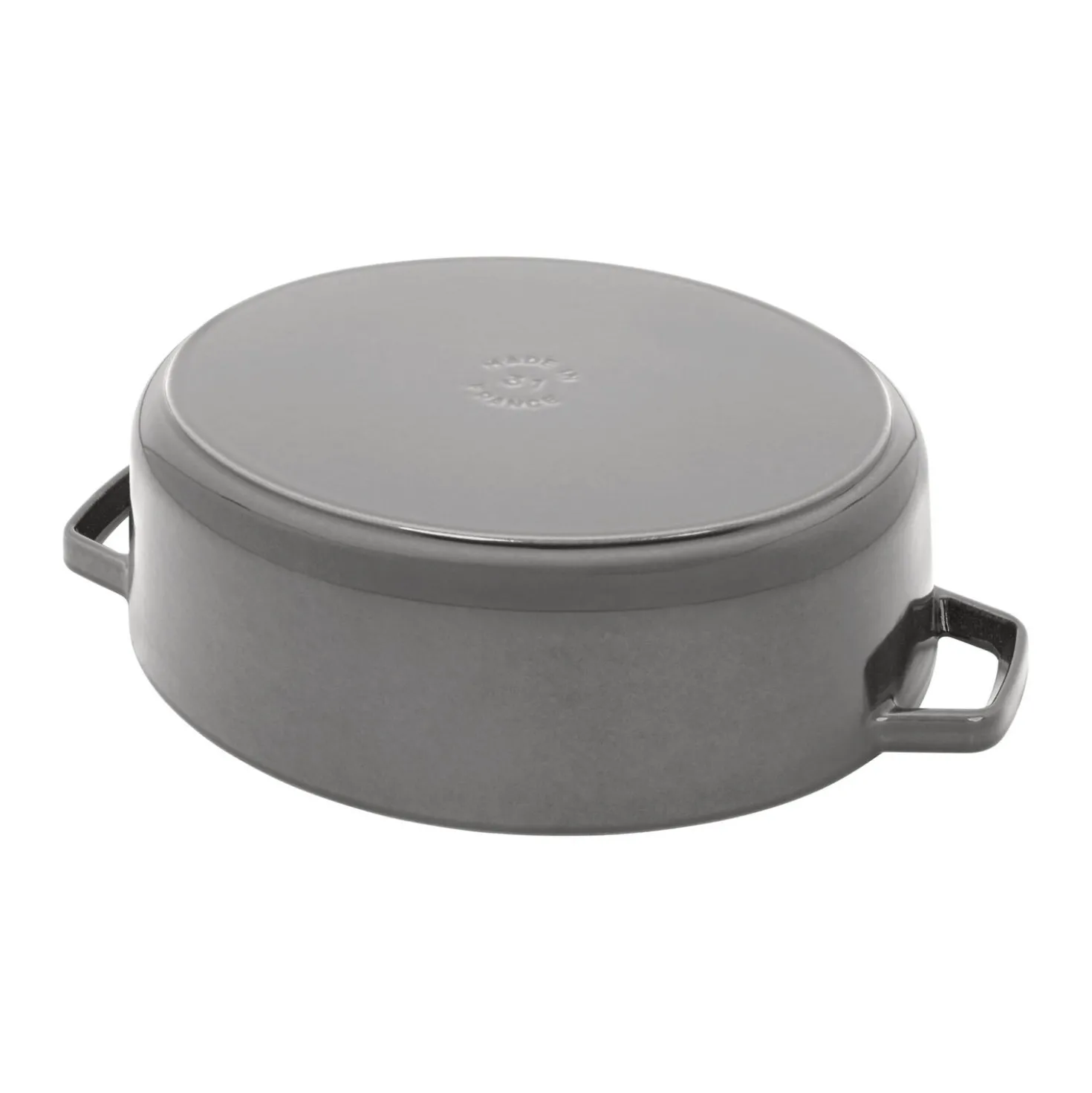 6.25 qt, Wide Oval Dutch Oven, graphite grey